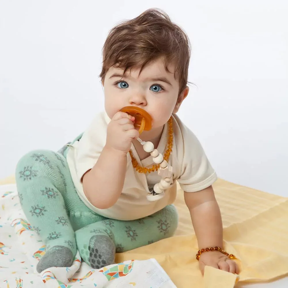 Bernstein-Arm-/Fußkettchen, Barock, multi - Image 5