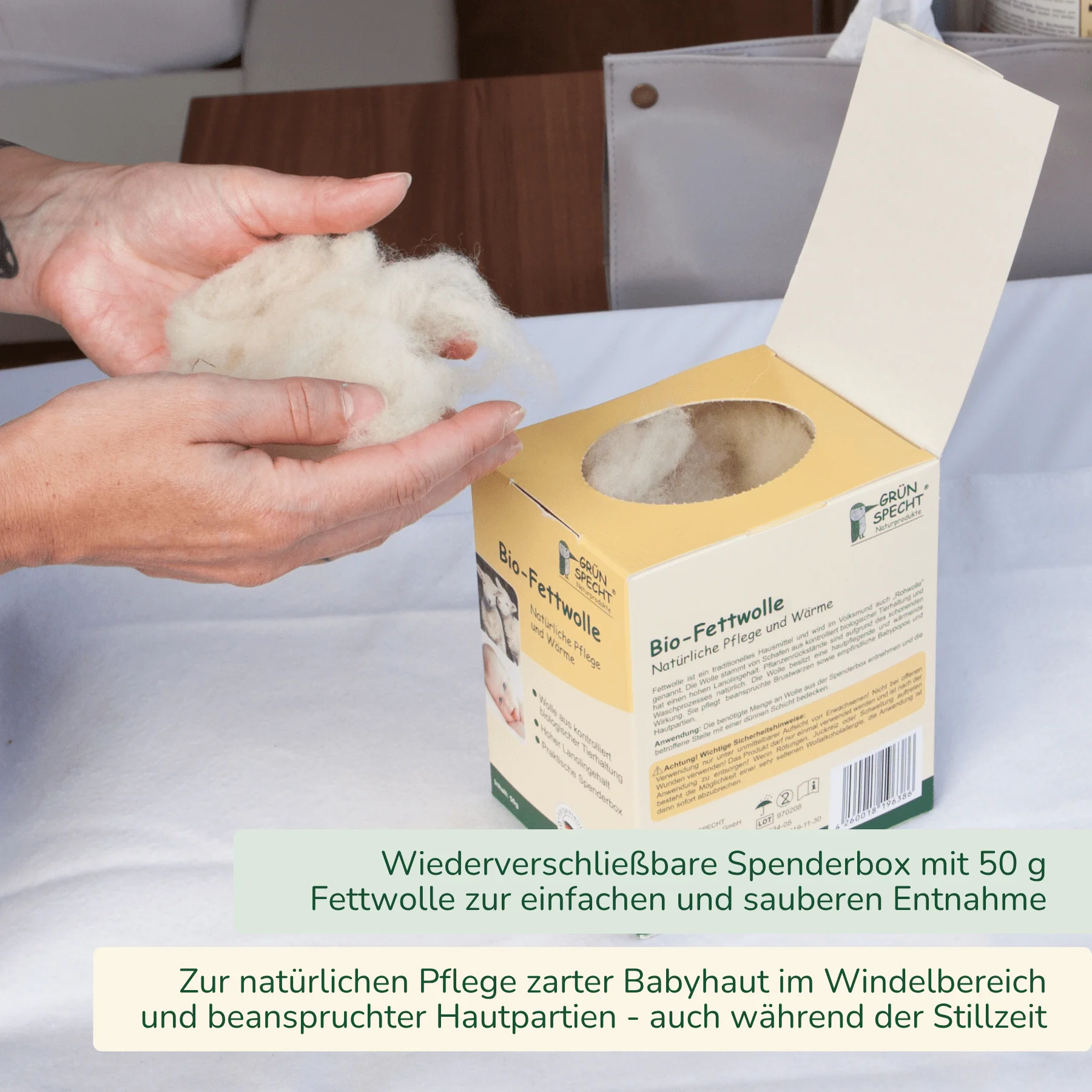 Bio-Fettwolle, 50 g - Image 4