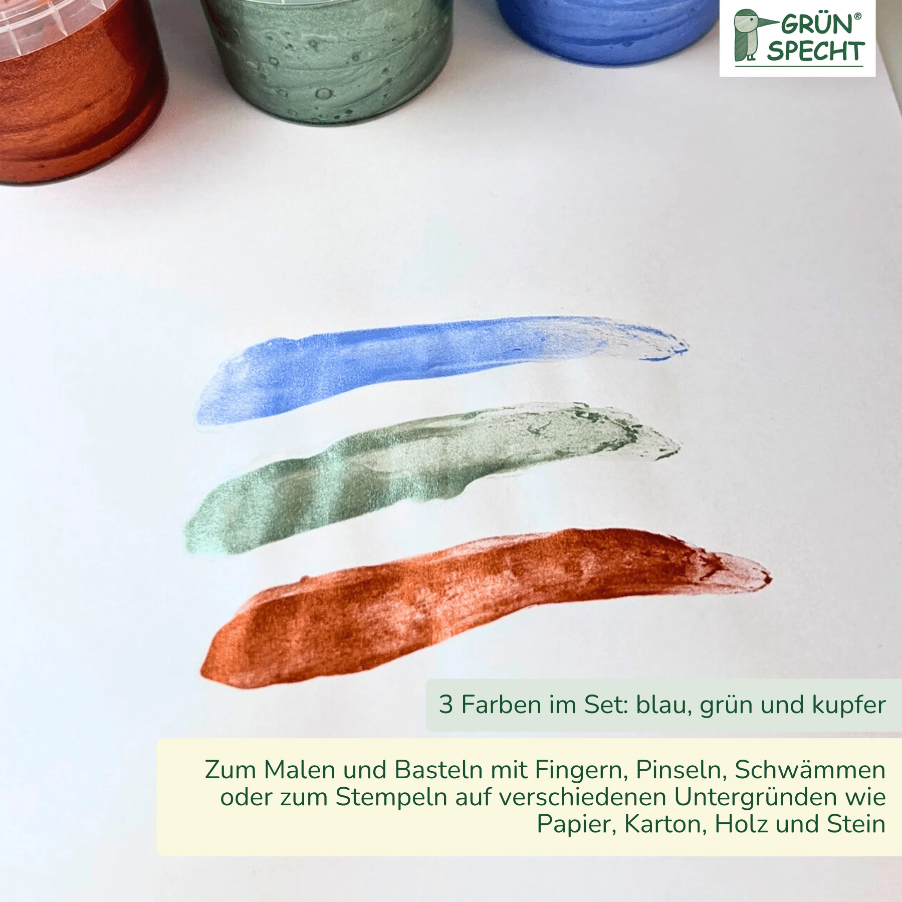 Fingermalfarbe Glitzer - Image 11