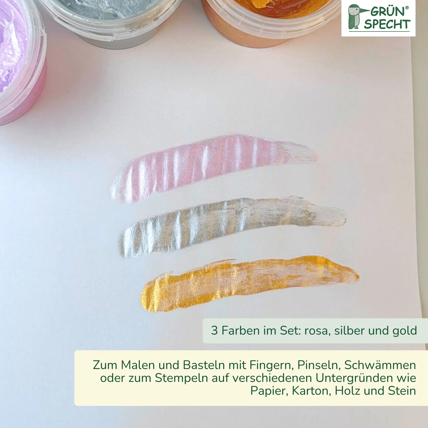 Fingermalfarbe Glitzer - Image 12