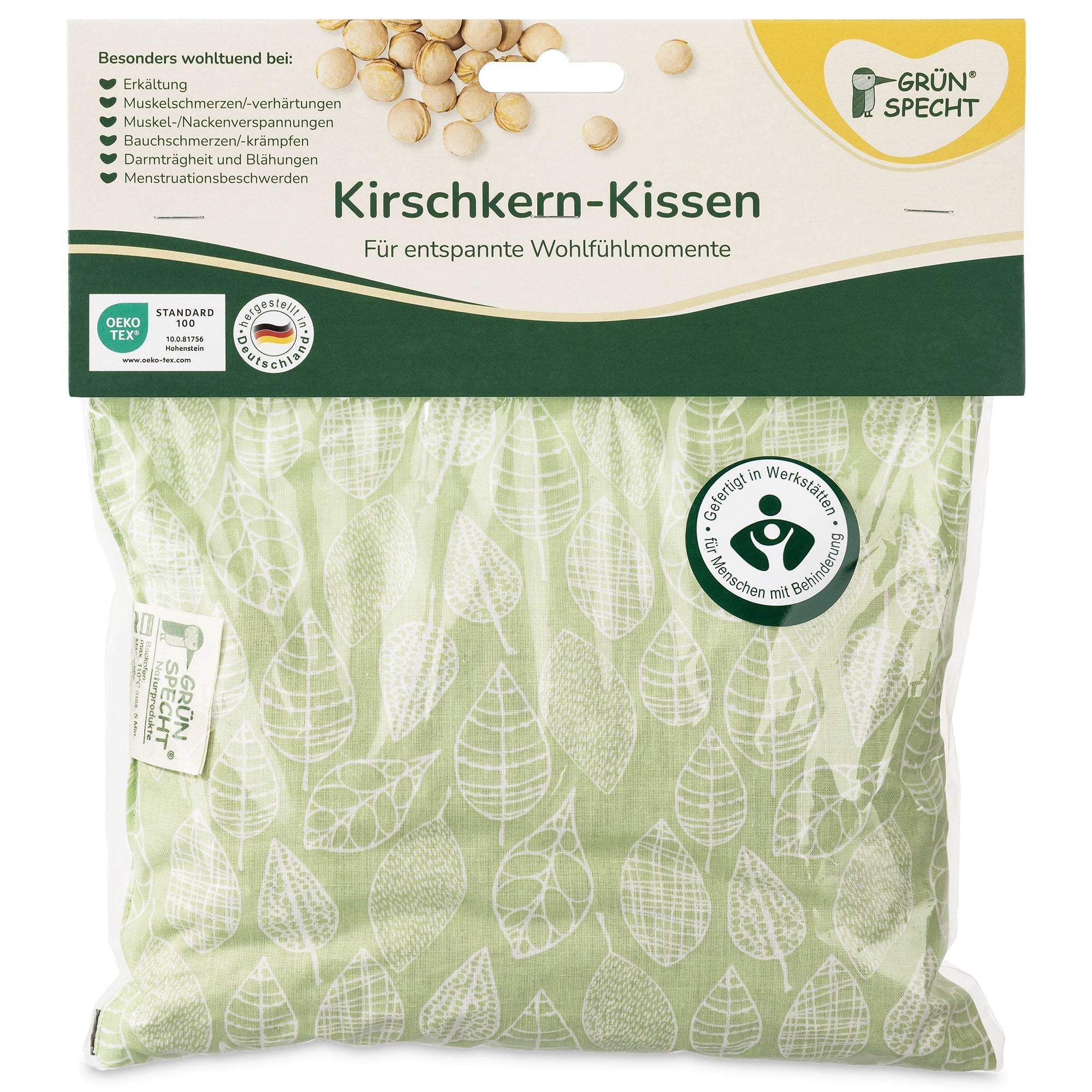 Kirschkern-Kissen, 22 x 24 cm - Image 7