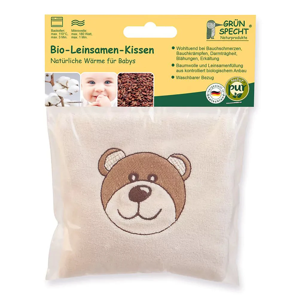 Leinsamen-Kissen für Babys mit Bezug - Image 3
