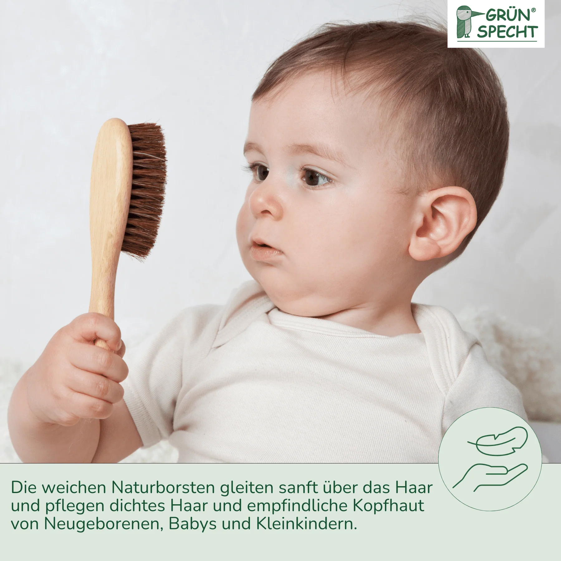 Babybürste aus Naturhaar - Image 9