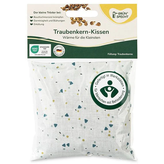 Traubenkern-Kissen, 12 x 12 cm - Image 5