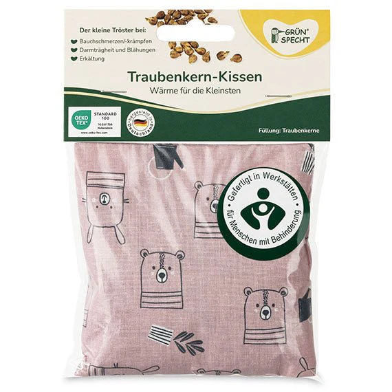 Traubenkern-Kissen, 12 x 12 cm - Image 7